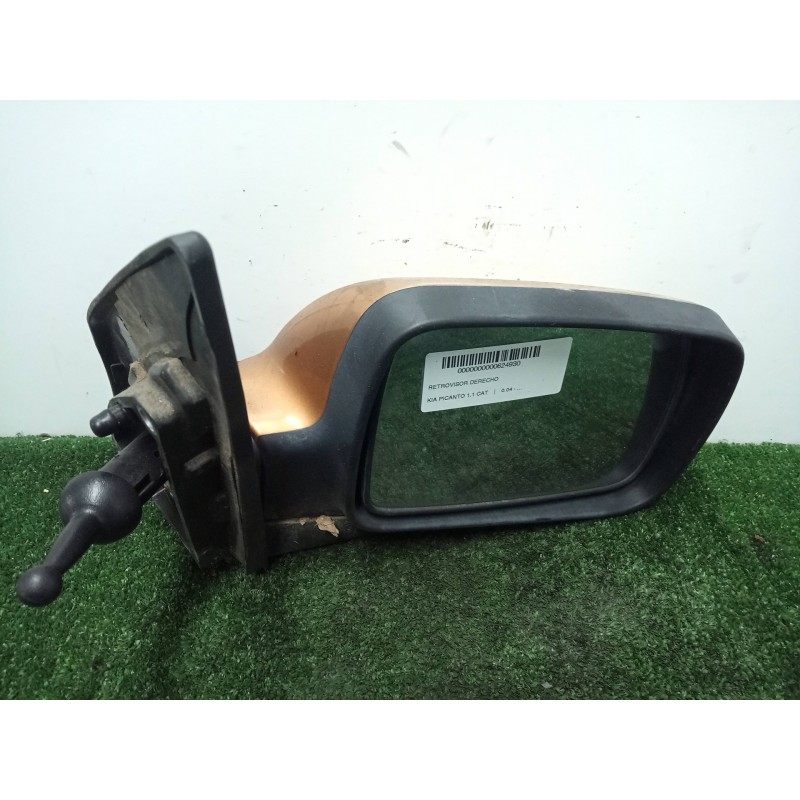 Recambio de retrovisor derecho para kia picanto 1.1 cat referencia OEM IAM SINREFERENCIA MANUAL NARANJA