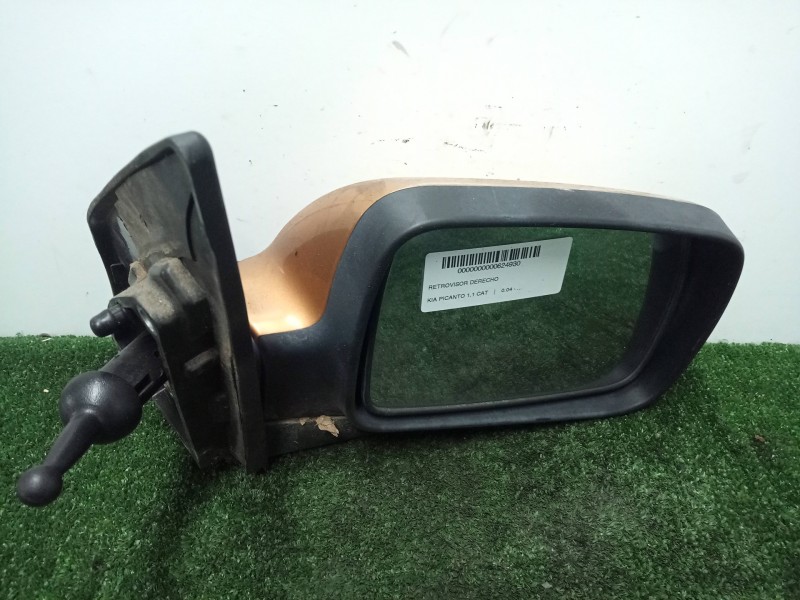 Recambio de retrovisor derecho para kia picanto 1.1 cat referencia OEM IAM SINREFERENCIA MANUAL NARANJA