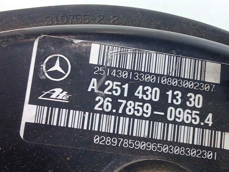 Recambio de servofreno para mercedes-benz clase r (w251) 3.0 cdi cat referencia OEM IAM A2514301330-26785909654 ATE 
