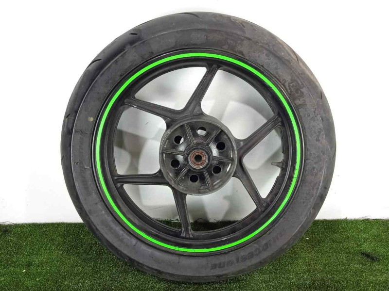 Recambio de llanta para kawasaki ninja 250 r referencia OEM IAM 410730153QT-140/70R17-66H BRIDGESTONE BATTLAX 66H - TRASERA