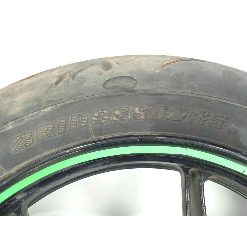 Recambio de llanta para kawasaki ninja 250 r referencia OEM IAM 410730153QT-140/70R17-66H BRIDGESTONE BATTLAX 66H - TRASERA