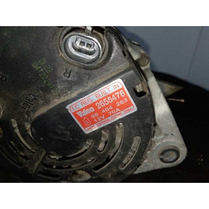 Recambio de alternador para chevrolet kalos 1.2 cat referencia OEM IAM 96404263 VALEO 70A