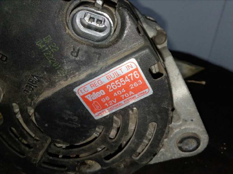 Recambio de alternador para chevrolet kalos 1.2 cat referencia OEM IAM 96404263 VALEO 70A