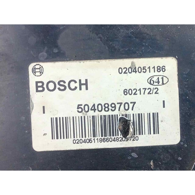 Recambio de servofreno para iveco daily chasis- cabina (1999 =>) 2.3 hpi referencia OEM IAM 0204051186-504089707 BOSCH 