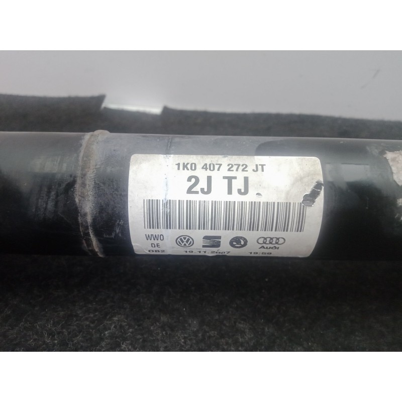 Recambio de transmision delantera derecha para seat altea xl (5p5) 1.6 referencia OEM IAM 1K0407272JT  