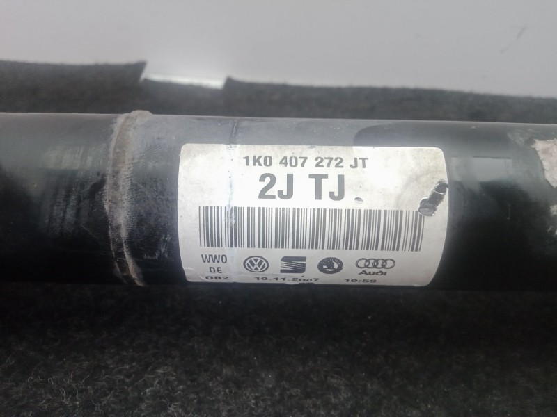 Recambio de transmision delantera derecha para seat altea xl (5p5) 1.6 referencia OEM IAM 1K0407272JT  