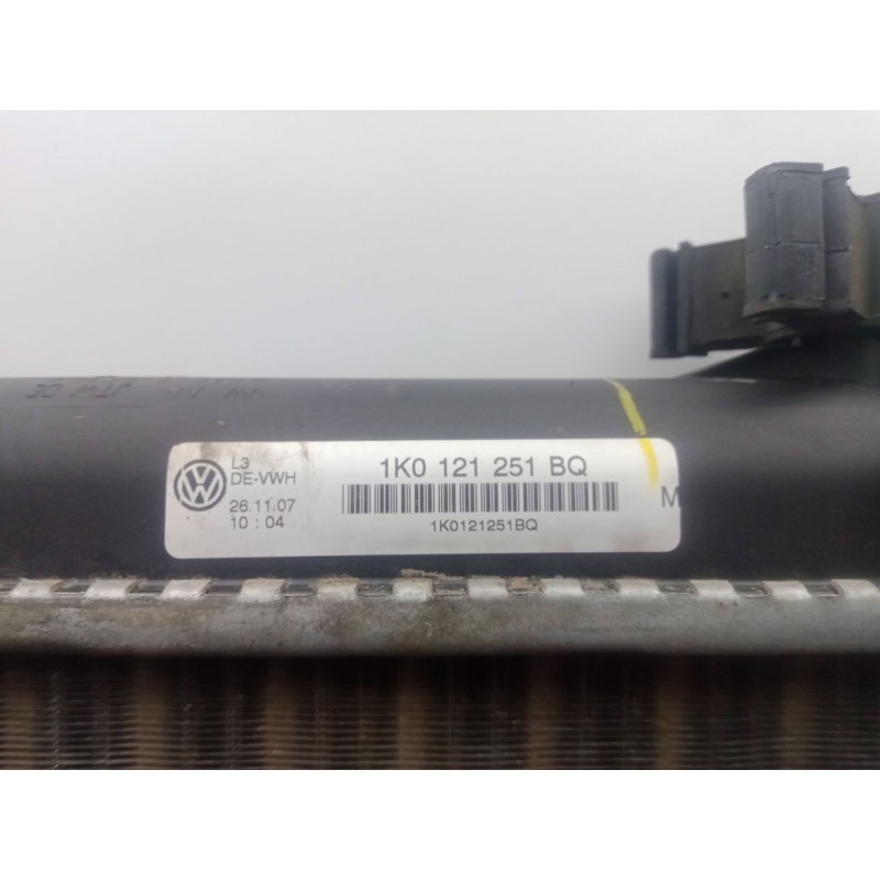 Recambio de radiador agua para seat altea xl (5p5) 1.6 referencia OEM IAM 1K0121251BQ  