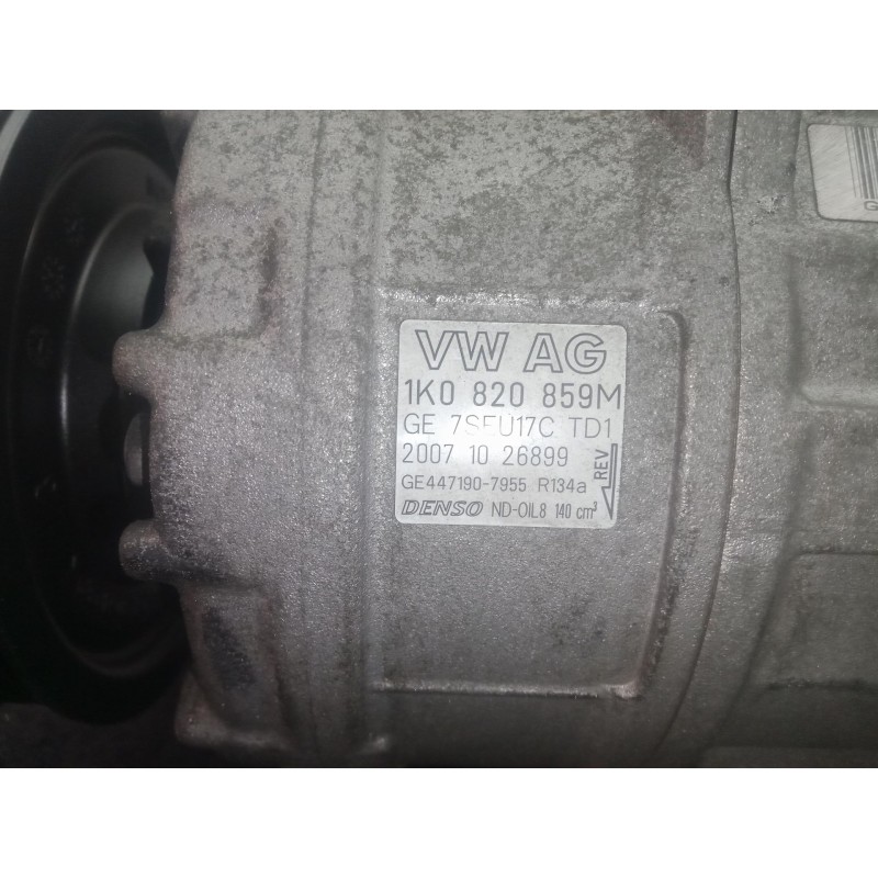 Recambio de compresor aire acondicionado para seat altea xl (5p5) 1.6 referencia OEM IAM 1K0820859M  