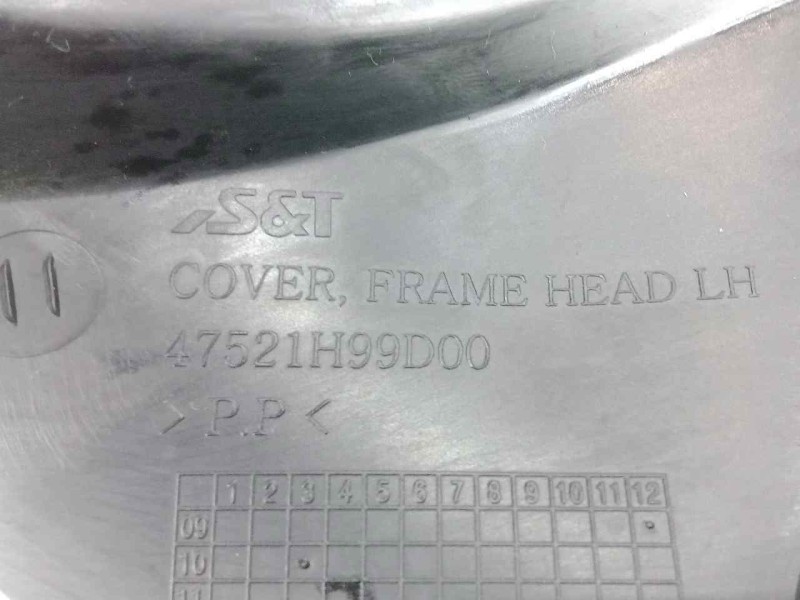 Recambio de moldura para hyosung st 700i referencia OEM IAM 47521H99D00 IZQUIERDO 