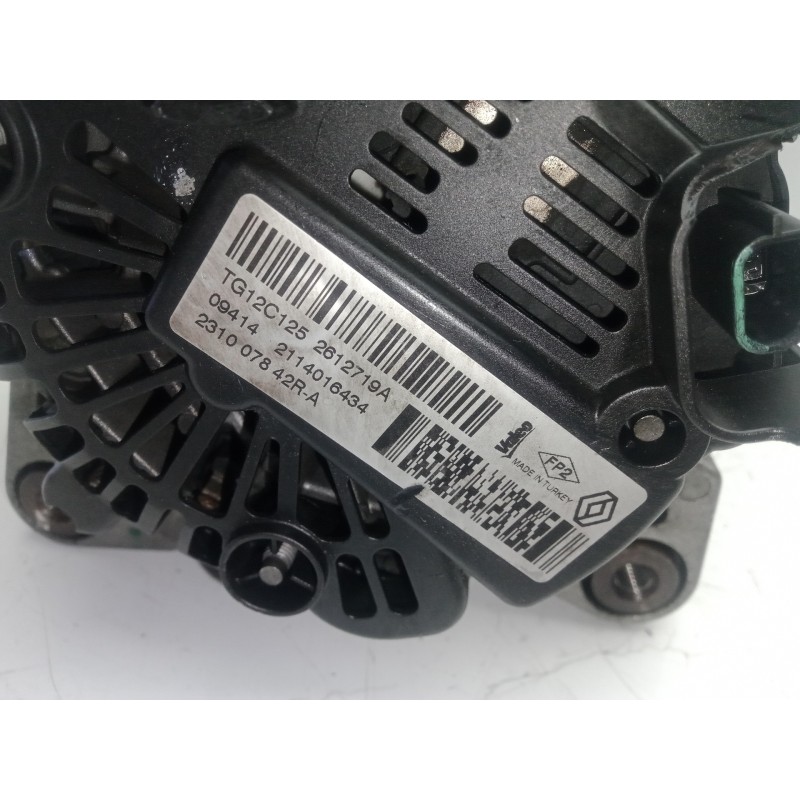 Recambio de alternador para renault clio iv 1.2 tce energy referencia OEM IAM 2612719A-TG12C125-231007842R-231007842RA 7.CANALES