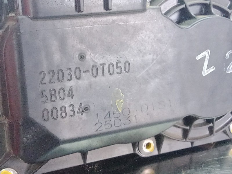 Recambio de caja mariposa para toyota auris 1.6 16v cat referencia OEM IAM 220300T050  