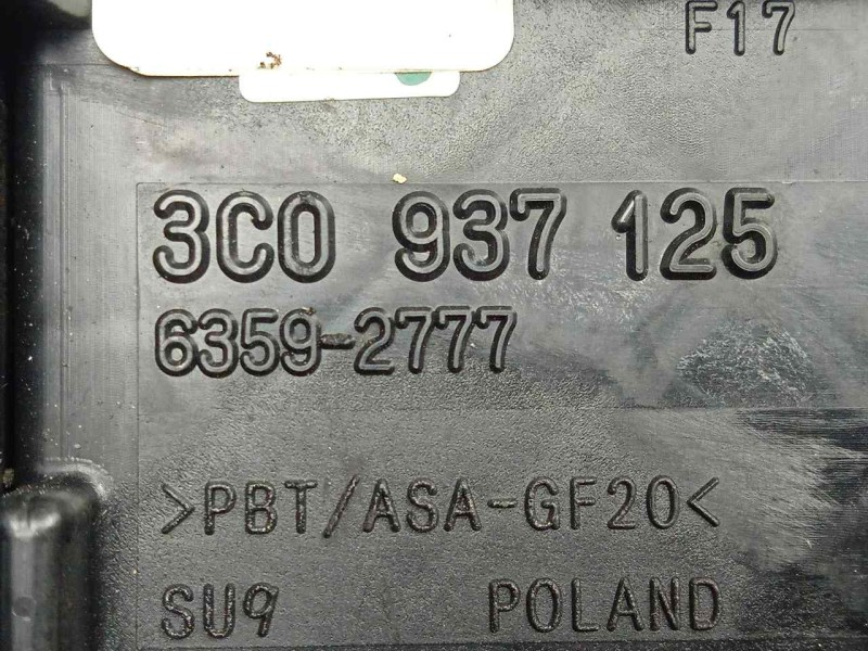 Recambio de caja reles / fusibles para volkswagen passat berlina (3c2) 2.0 tdi referencia OEM IAM 3C0937125-63592777  