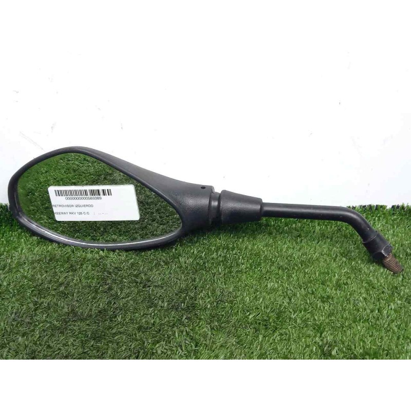 Recambio de retrovisor izquierdo para keeway rkv 125 c.c referencia OEM IAM ML40450J300003-40450J300003 MANUAL NEGRO.PLASTCO