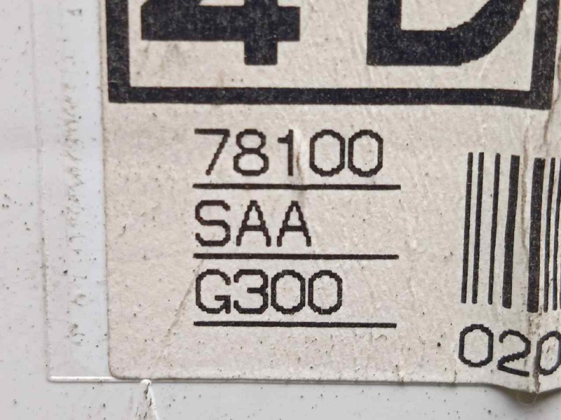 Recambio de cuadro instrumentos para honda jazz (gd1/5) 1.2 dsi cat referencia OEM IAM 78100SAAG300  