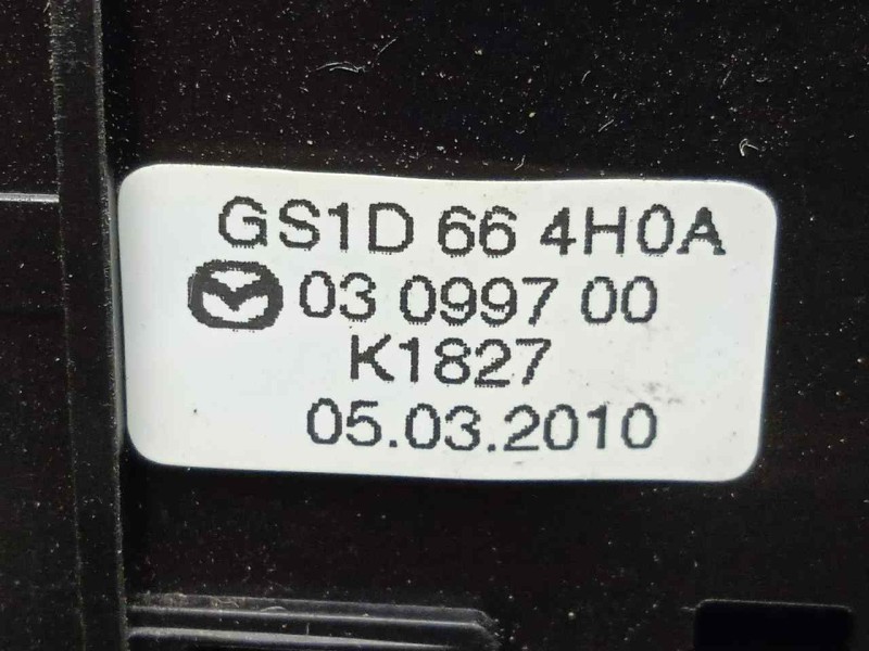 Recambio de warning para mazda 6 lim. (gh) 2.2 turbodiesel cat referencia OEM IAM GS1D664H0A-03099700 4.PINES 