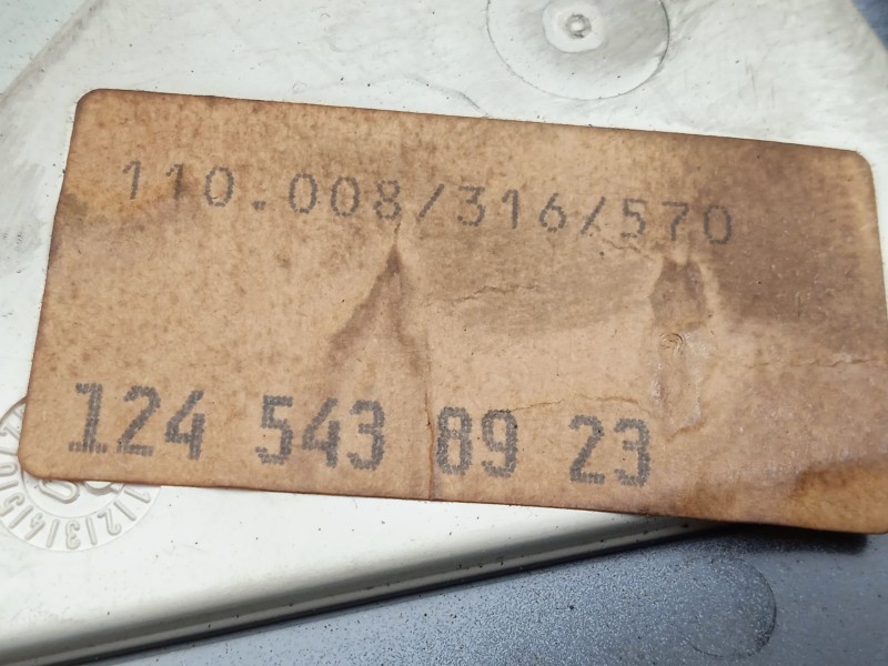 Recambio de cuadro instrumentos para mercedes-benz 124 sedán (w124) 260 e (124.026) referencia OEM IAM 1245438923  