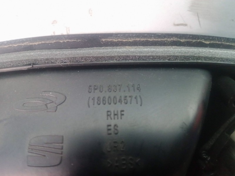 Recambio de maneta interior delantera derecha para seat leon (1p1) 2.0 tdi 16v referencia OEM IAM 5P0837114  