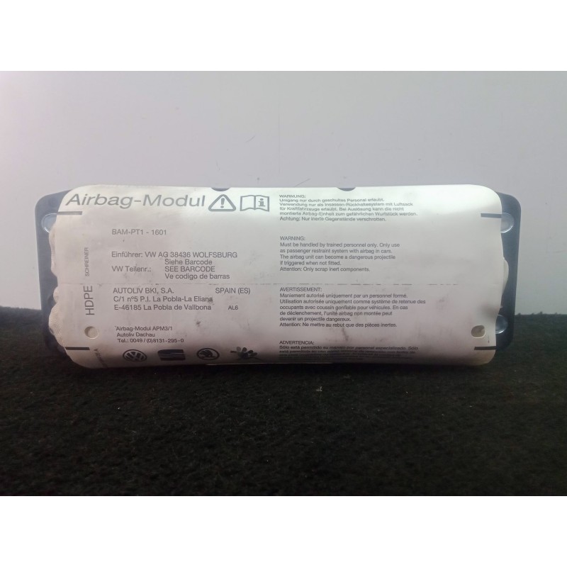 Recambio de airbag delantero derecho para seat leon (1p1) 2.0 tdi 16v referencia OEM IAM 1P0880204C  