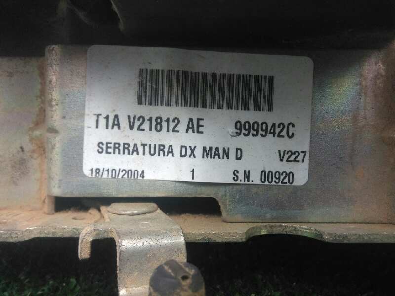 Recambio de cerradura puerta delantera derecha para ford transit connect (tc7) 1.8 tddi turbodiesel cat referencia OEM IAM 2T1AV