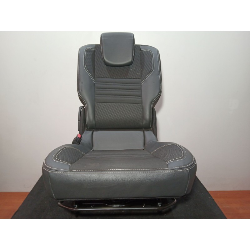 Recambio de asientos trasero izquierdo para renault scenic iii 1.6 dci diesel fap referencia OEM IAM  SEMICUERO NEGRO
