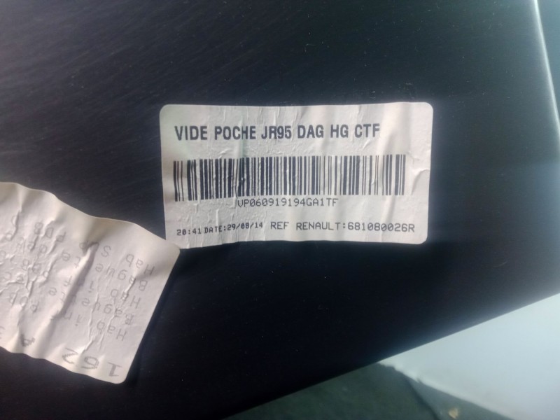 Recambio de guantera para renault scenic iii 1.6 dci diesel fap referencia OEM IAM 681080026R  