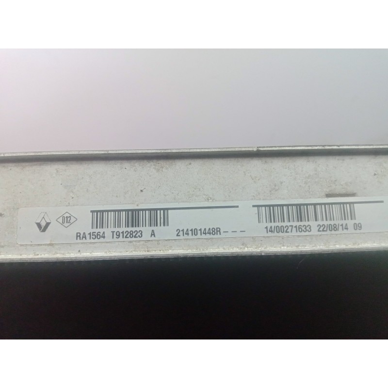 Recambio de radiador agua para renault scenic iii 1.6 dci diesel fap referencia OEM IAM 214101448R  