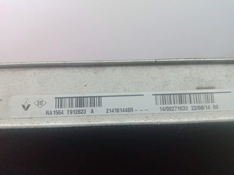 Recambio de radiador agua para renault scenic iii 1.6 dci diesel fap referencia OEM IAM 214101448R  
