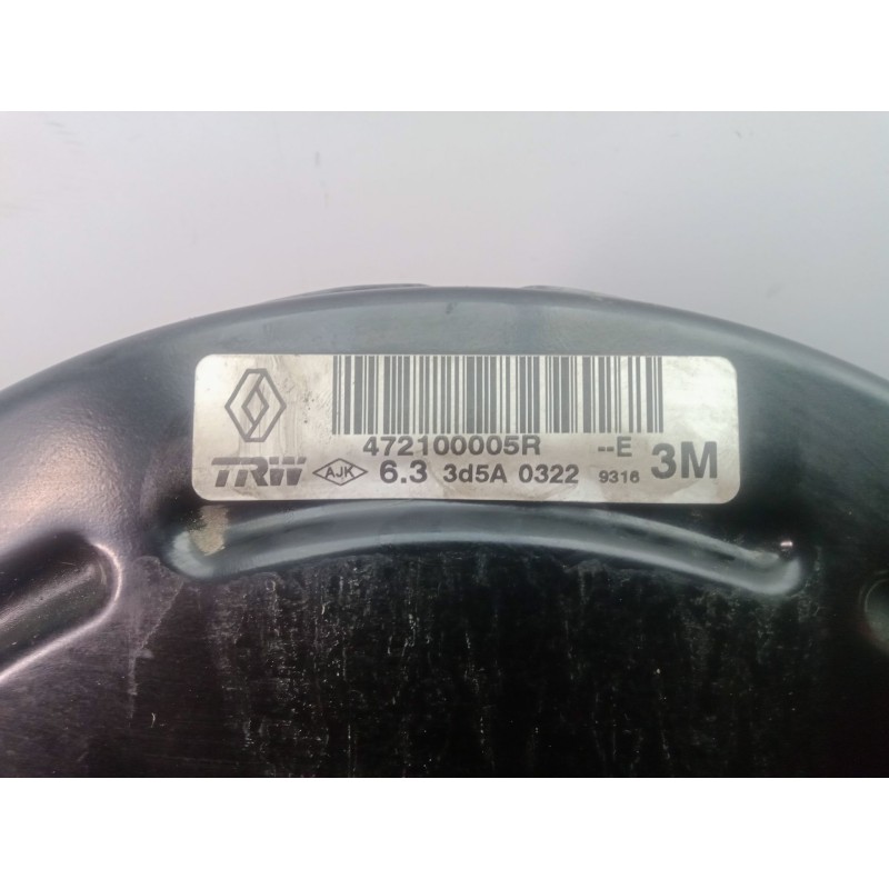 Recambio de servofreno para renault scenic iii 1.6 dci diesel fap referencia OEM IAM 472100005R  