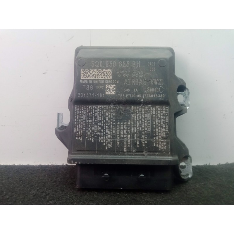 Recambio de centralita airbag para seat leon st (5f8) 1.6 tdi referencia OEM IAM 3Q0959655BH  