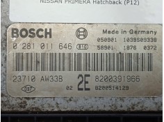 Recambio de centralita motor uce para nissan primera hatchback (p12) 1.9 dci referencia OEM IAM 0281011646-23710AW33B BOSCH EDC1 2