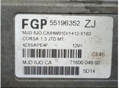 Recambio de centralita motor uce para opel corsa c (x01) 1.3 cdti (f08, f68) referencia OEM IAM 55196352-7160004903 MAGNETI.MARE 2