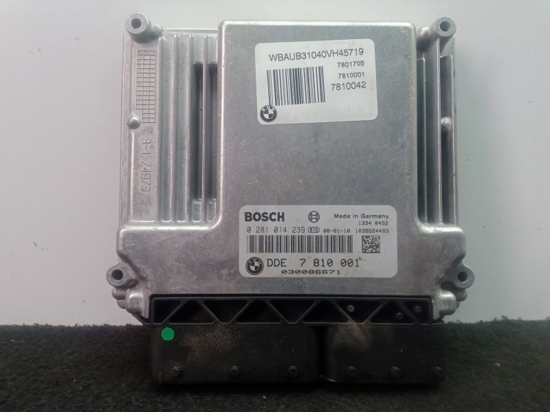 Recambio de centralita motor uce para bmw 1 (e81) 118 d referencia OEM IAM 0281014239-7810001  
