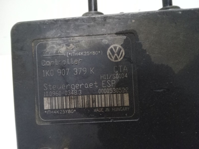 Recambio de abs para skoda octavia berlina (1z3) 2.0 tdi referencia OEM IAM 1K0907379K-10096003483-1K0614517H-10020601064  ATE