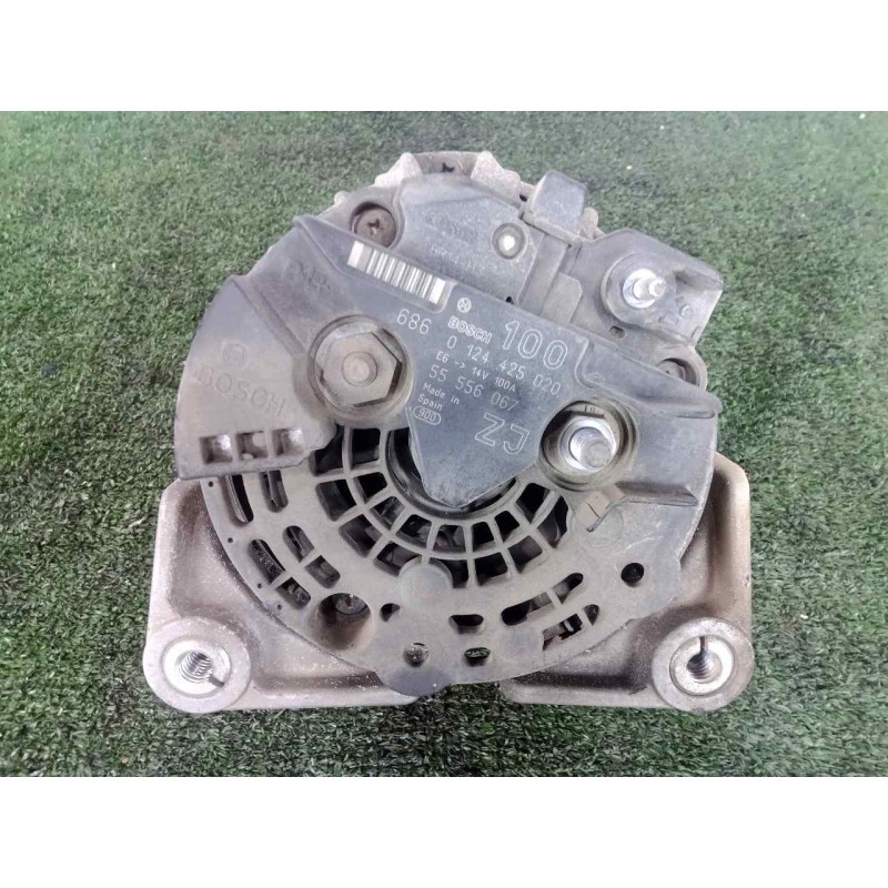 Recambio de alternador para opel zafira b 1.8 16v referencia OEM IAM 0124425020-55556067 100AH - BOSCH POLEA.FIJA - 5.CANALES