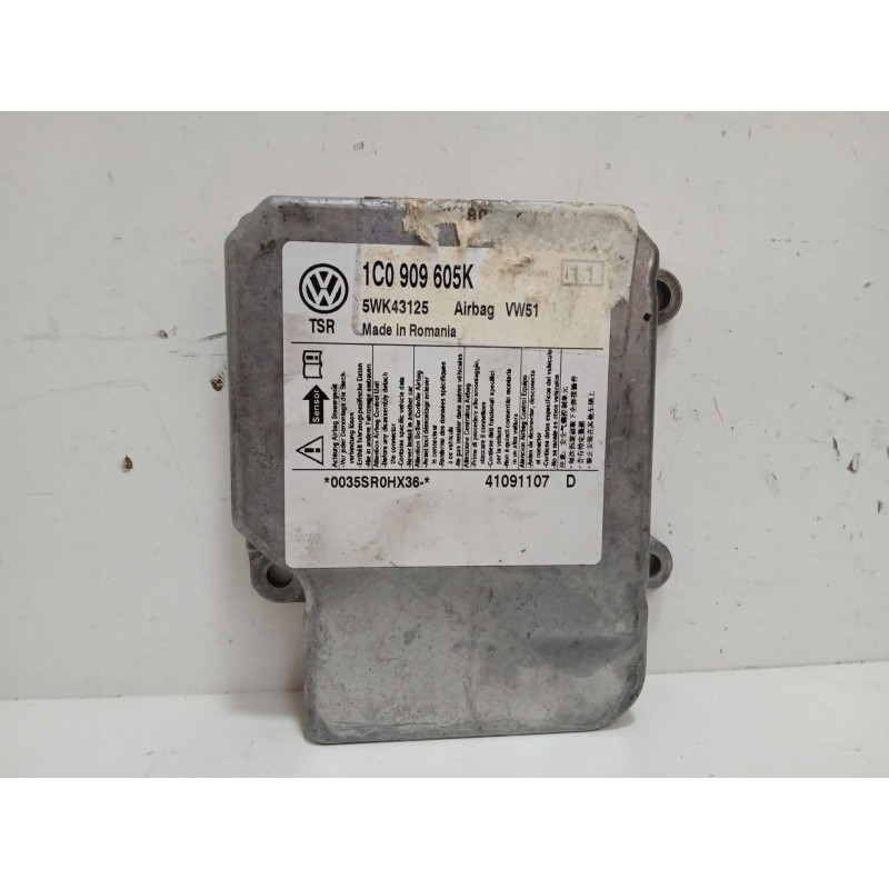 Recambio de centralita airbag para volkswagen polo iv (9n_, 9a_) 1.4 tdi referencia OEM IAM 1C0909605K-5WK43125  