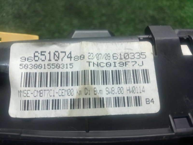 Recambio de cuadro instrumentos para peugeot 308 1.6 16v hdi referencia OEM IAM 9665107480-651074  TNC0I9F7J