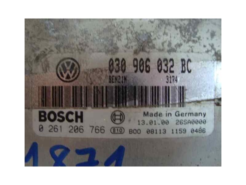 Recambio de centralita motor uce para volkswagen polo berlina (6n2) 1.0 referencia OEM IAM 0261206766-030906032BC  
