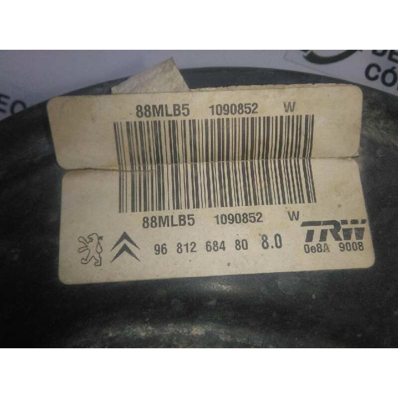 Recambio de servofreno para peugeot partner kasten 1.6 16v hdi fap referencia OEM IAM 9681268480-88MLB5 TRW 