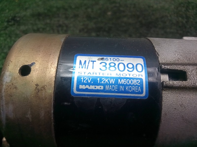 Recambio de motor arranque para hyundai santa fe (sm) 2.4 cat referencia OEM IAM M60082-3610038090 8.DIENTES MANDO