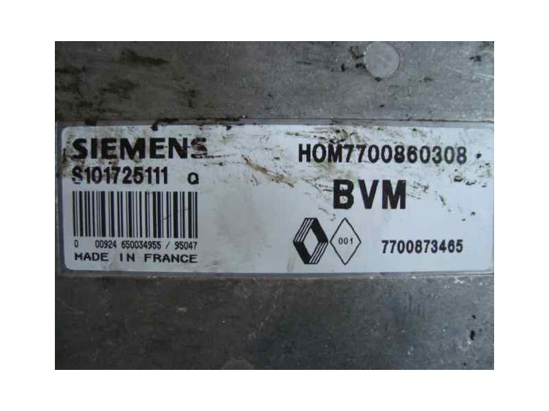 Recambio de centralita motor uce para renault laguna (b56) 1.8 referencia OEM IAM S101725111Q-HOM7700860308-7700873465  