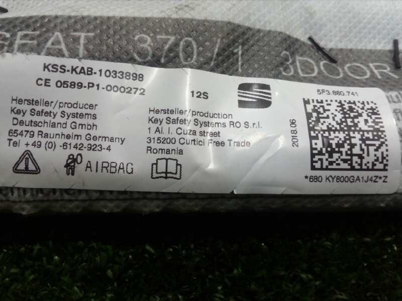 Recambio de airbag cortina delantero izquierdo para seat leon sc (5f5) 1.4 16v tsi referencia OEM IAM 5F3880741  3.PUERTAS