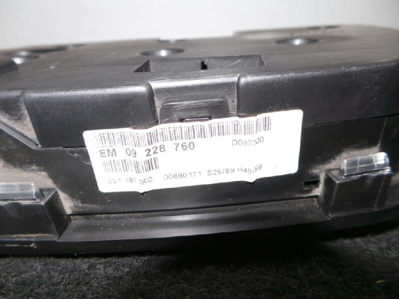 Recambio de cuadro instrumentos para opel zafira a 1.6 16v referencia OEM IAM 09228760EM-351187000-00680171-D080300  TRW
