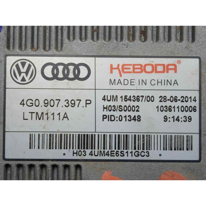 Recambio de centralita faros xenon para audi a3 sedán(8vs) 2.0 16v tdi referencia OEM IAM 4G0907397P  