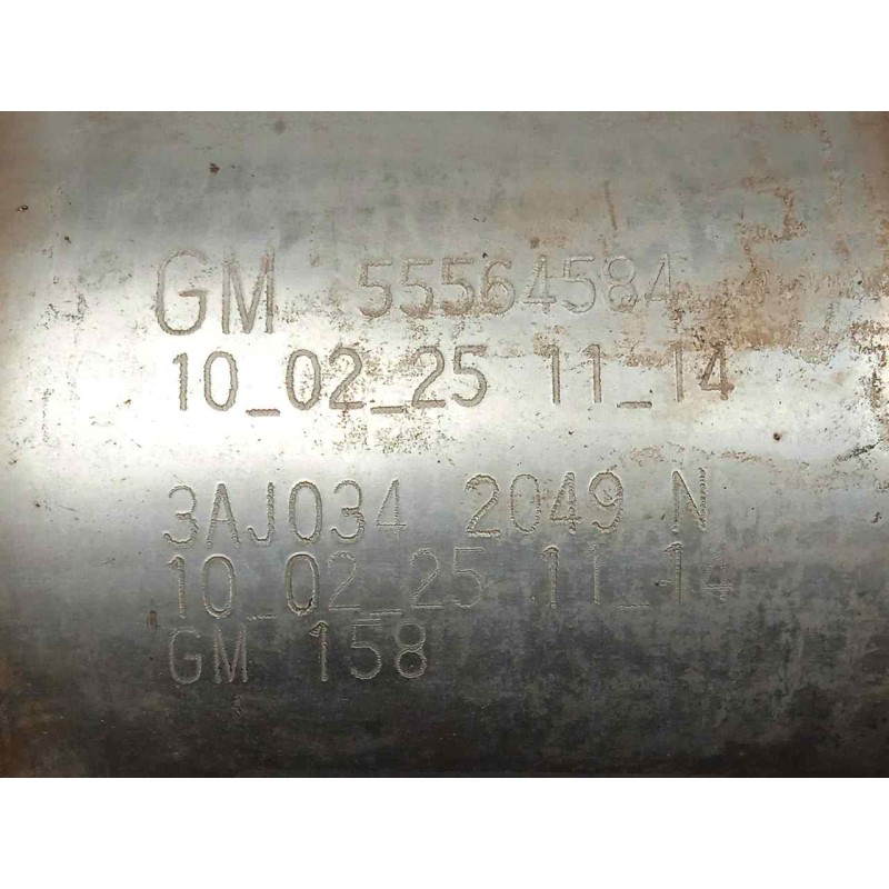 Recambio de catalizador para opel meriva b 1.4 16v turbo cat referencia OEM IAM 55564584-GM158  