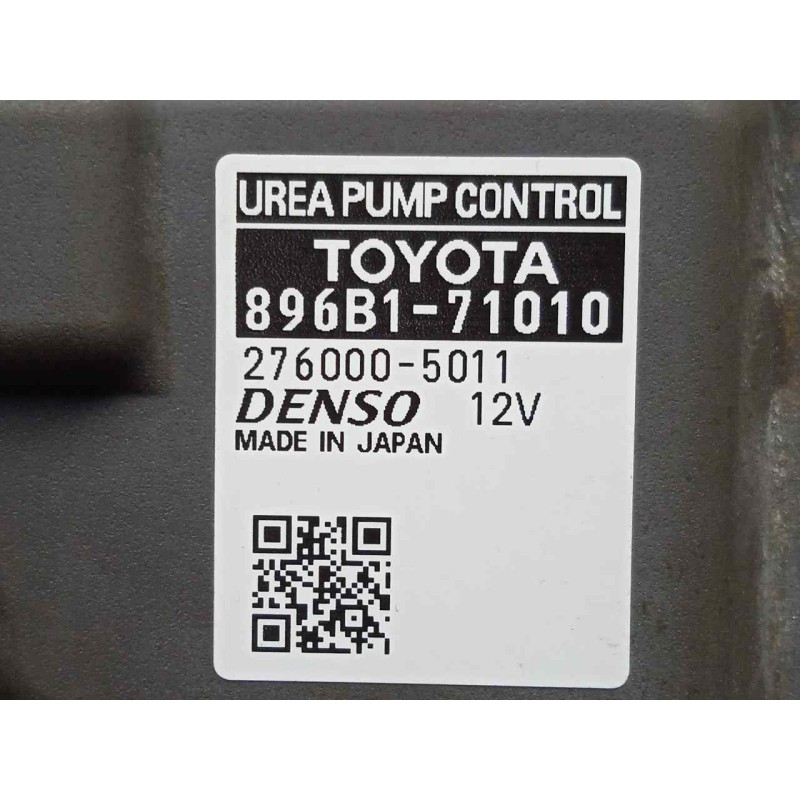 Recambio de modulo electronico para toyota hilux (kun) referencia OEM IAM 896B171010-2760005011 MODULO.CONTROL ADBLUE 2020 - ...