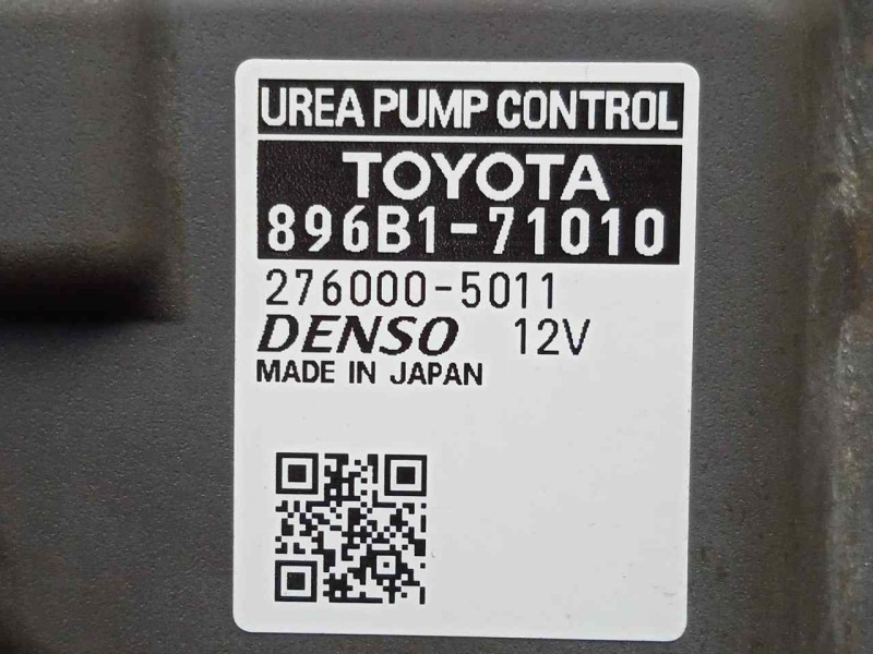 Recambio de modulo electronico para toyota hilux (kun) referencia OEM IAM 896B171010-2760005011 MODULO.CONTROL ADBLUE 2020 - ...