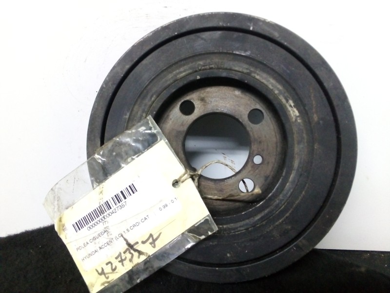 Recambio de polea cigueñal para hyundai accent (lc) 1.5 crdi cat referencia OEM IAM NOTIENEREFERENCIA  DIAMETRO: 152 MM