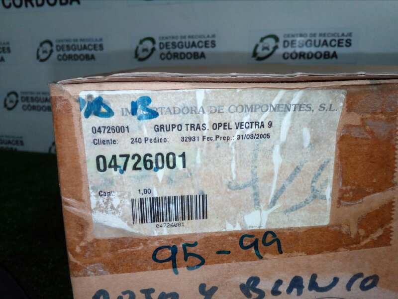 Recambio de piloto trasero derecho para opel vectra b berlina referencia OEM IAM 16532232 SIN USO 95-99