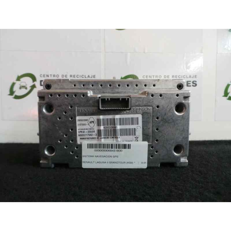 Recambio de sistema navegacion gps para renault laguna ii grandtour (kg0) referencia OEM IAM 8200326981  