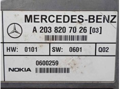 Recambio de modulo electronico para mercedes-benz clase m (w163) 2.7 cdi 20v cat referencia OEM IAM A2038207026-RTE4RB NOKIA  2